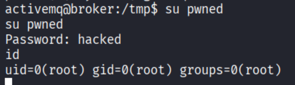 Root shell via su