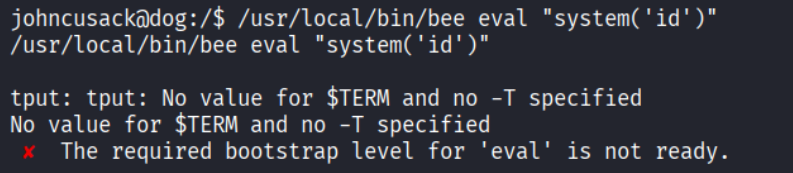bee eval bootstrap error