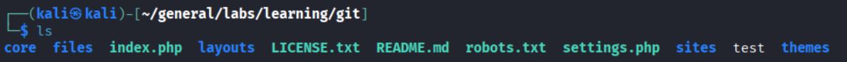 Dumped git repository contents