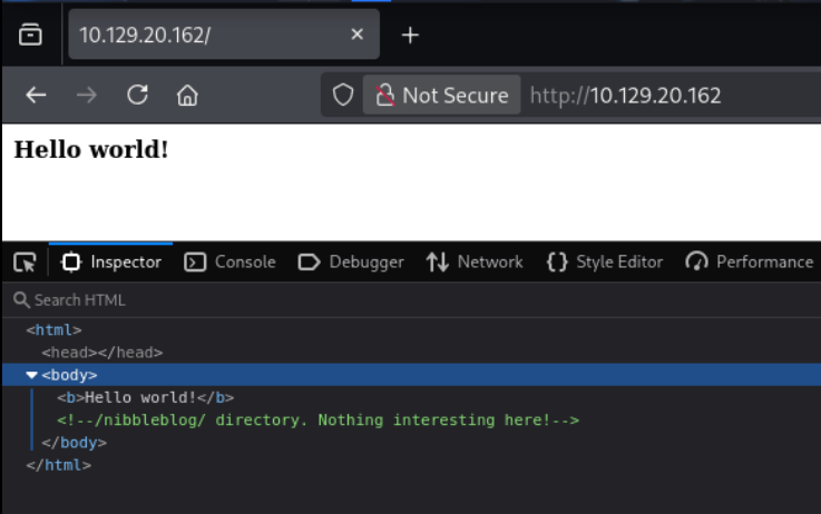 Hello world with source